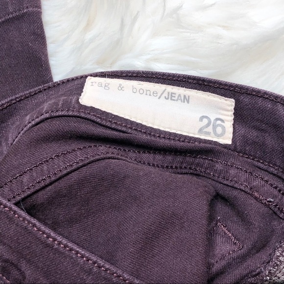 Rag & Bone The Dre Jeans in Aged Wine 26 - Picture 5 of 6